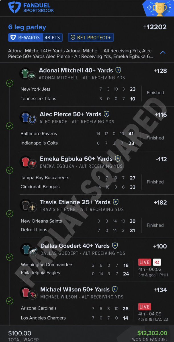 ParlaySquared's tweet photo. 🚨 $500 TO SOMEONE WHO LIKES + COMMENTS + RETWEETS 

💰 $12,302 CASHHH

DM ME “PARLAY” to buy 1 month and get extended to 2027 for free

Dm me “FREE” to get a FREE TRIAL TO MY VIP

Dm me “3” to buy 3 months and get extended to life for free! 

WE ARE RED HOT! https://t.co/y8OGHlnt8Y