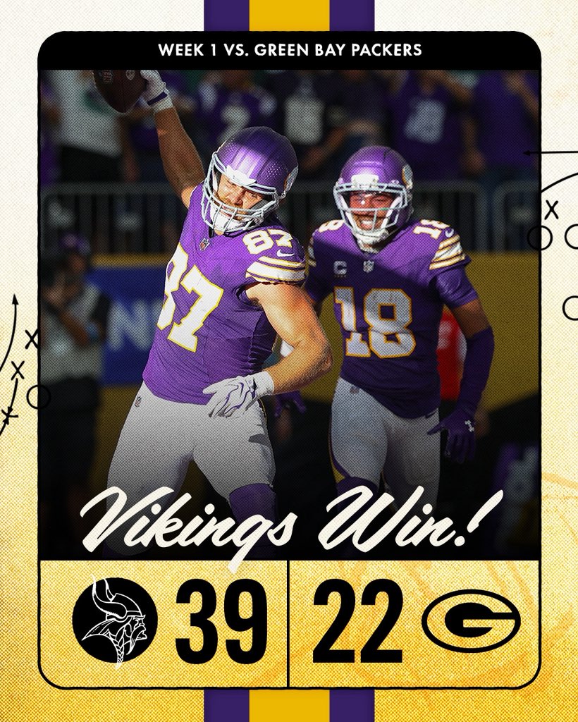 Vikings 39-22 Packers | NFL Week 1