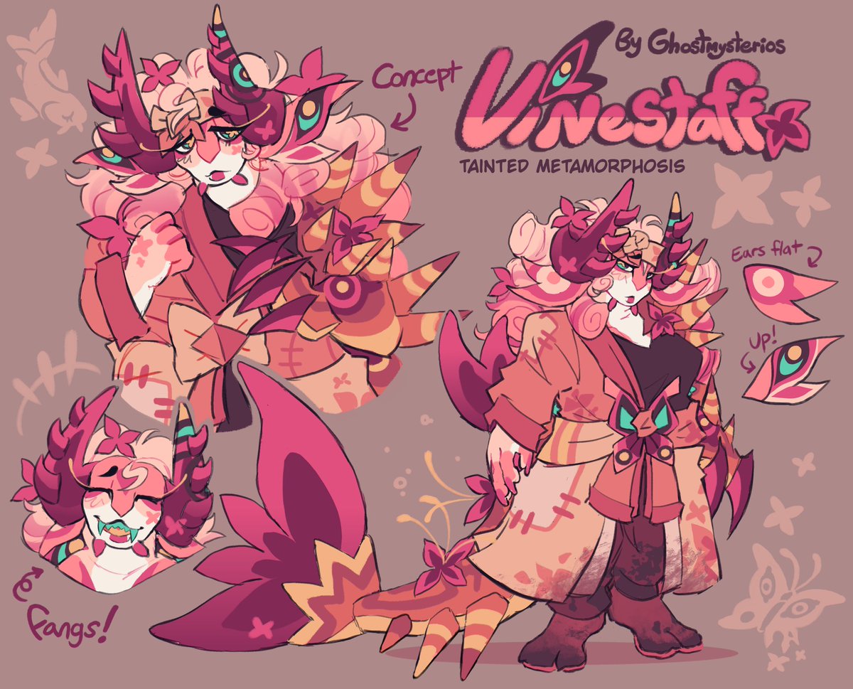 ghostmysterios's tweet photo. vine staff design… the third! #phightingart https://t.co/W2xIyLnIgE