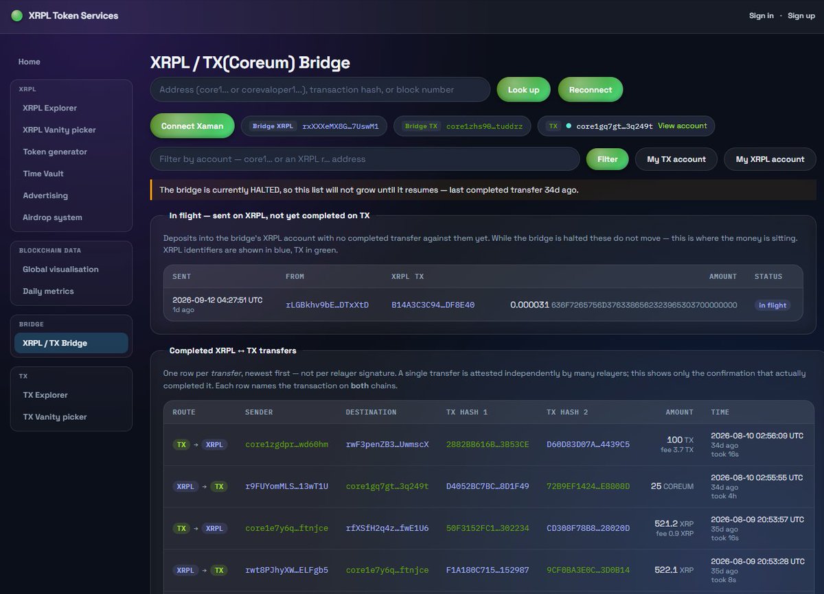xrplts's tweet photo. @txEcosystem Can anyone say when the bridge is back, 34days now.
https://t.co/zo3lJQErqt
Some kind of update??? https://t.co/kZT3P5GNfj