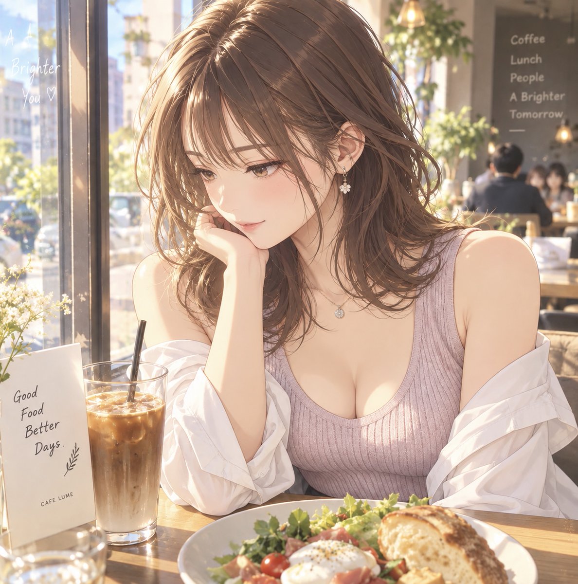 aimuse_jp's tweet photo. お昼休み、☕️

AIで描く、いろんな女性たち。

気に入ったらフォローしてもらえると嬉しいです✨

#AIイラスト #AIイラスト好きさんと繋がりたい #AImu https://t.co/Ybr8GfGD58