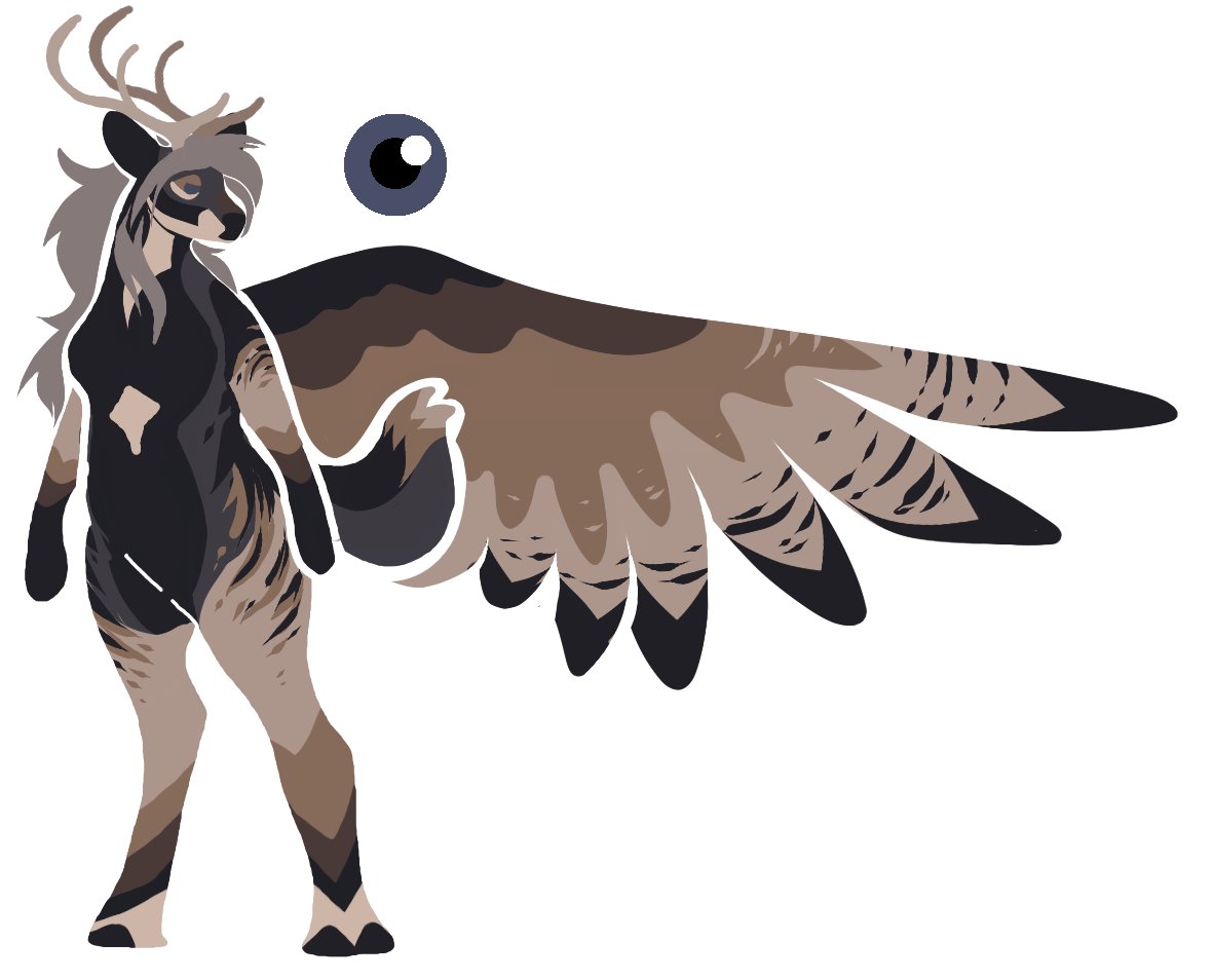 Tangled_Tine's tweet photo. Norse/Viking warrior Peryton woman?
More likely than you think ~

Valheim has been inspiring me so much lately - just a quick blob concept to start (those stripes are NOT staying that messy lol) https://t.co/bQUJ46rsHE