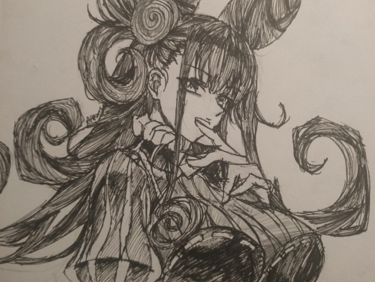 1611Adrex's tweet photo. Murasaki Shikibu sketch 

#fgo https://t.co/lINCRIOr1M