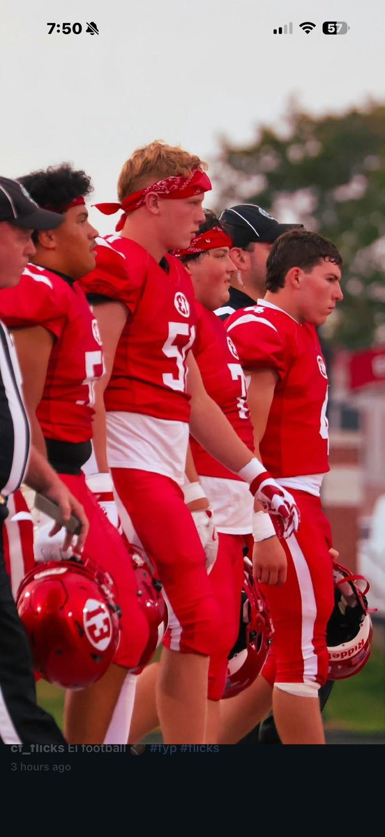 51kevoX's tweet photo. Week 1. #RedBandanas
A night to remember for so much more than football.On the 25th anniversary of 9/11, we had the honor of remembering #WellesCrowther and all those we lost that day. Grateful to be part of a night that meant so much. 43-3 win for EI!
#RedBandana #NeverForget 🇺🇸 https://t.co/vWosN9lRVN