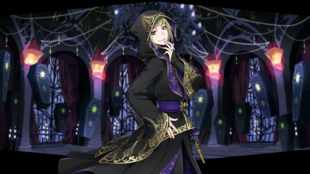 RookHuntPosting's tweet photo. DAY 27 — Rook Ceremonial Robes!

[Quote of the day]: "Would you like to try on some makeup? Your mismatched eyes gleam with such unfathomable mystery. C'est trés magnifique. Makeup would look wonderful on you." https://t.co/TWCHJHca1A