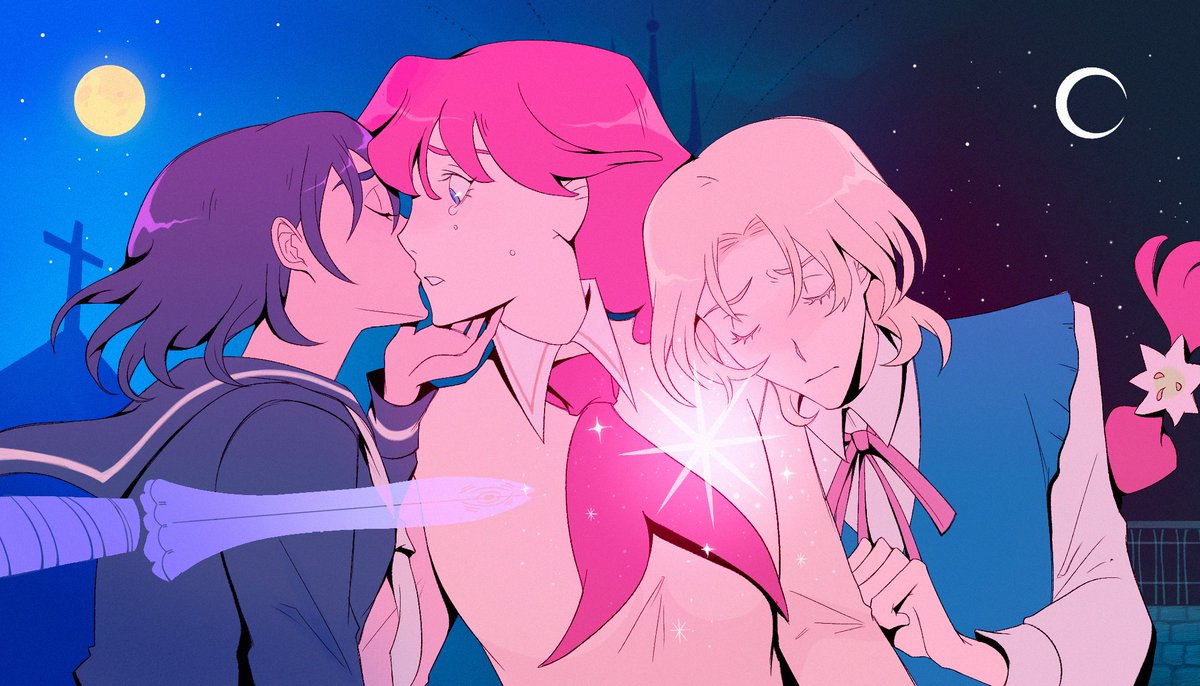 phantomorrow's tweet photo. ✨#goodbyelara twelfth night redraw 🌒 https://t.co/dmTbvUu1kE