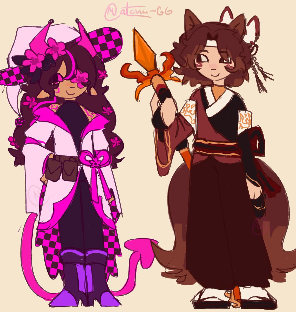 matcha__gg's tweet photo. i liked the new abyss video ok? art coming soon maybe, for now here's some designs || #Quakitusfanart #Gopgfanart https://t.co/Tr8v897tpy