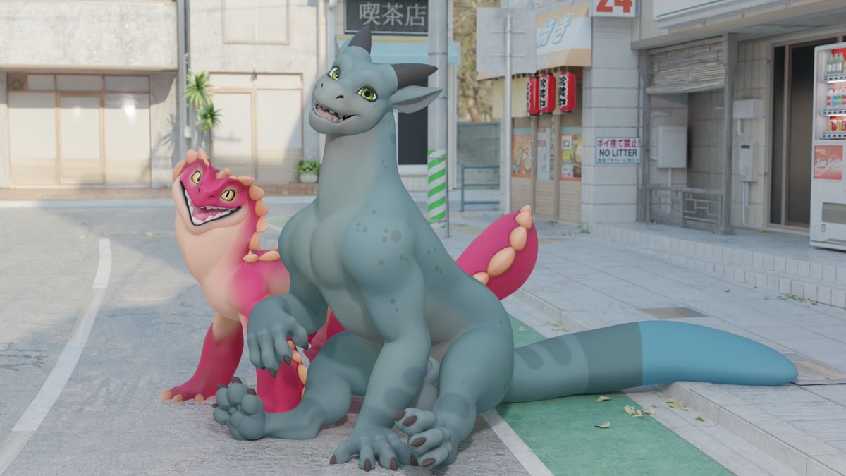 NanBalleri78235's tweet photo. The lovely couple is on vacation.🩵❤️📷 #dragnwash

(I forgot to mention that the models were made by @Leothemodeler and @jigglbonez  🙌) https://t.co/NS39Ijdee4