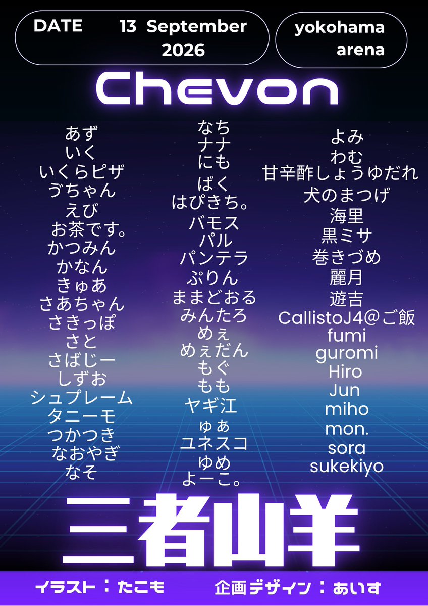 Chevonfurasuta's tweet photo. Chevon横浜アリーナ⚓🚢
三者山羊ツアーファイナル
フラスタご参加頂いた皆様ありがとうございました𓃵‼️
Chevonへ色紙もスタッフさんへ渡しました😊
メッセージ有りの方々へはデザインDM致しますね！
表紙とアイコン付き部分載せます💛💚❤️
 次はいよいよ日本武道館🇯🇵
みんなで応援しましょ‼️㊗️ https://t.co/VVRS5jf6d9