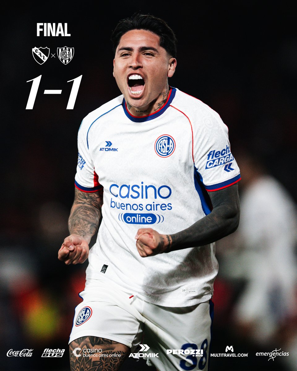 SanLorenzo's tweet photo. ⏱ Final del partido https://t.co/Wc7F25nfI5