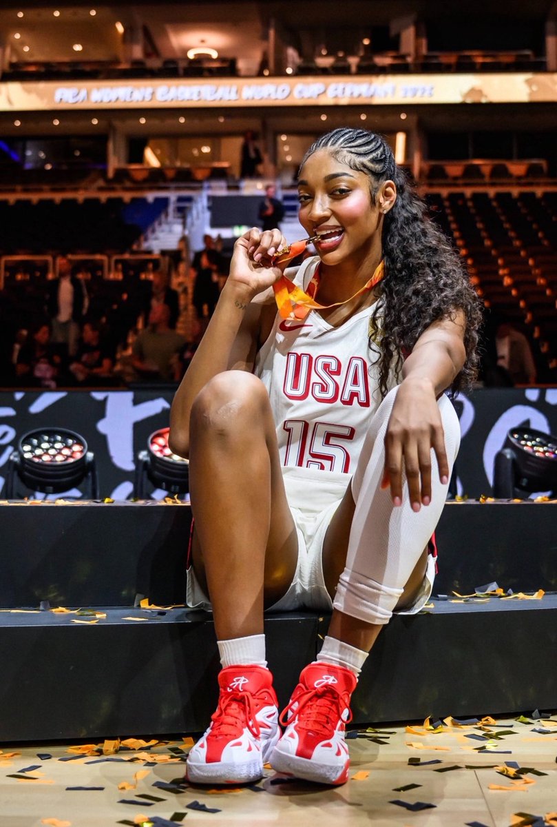 Reese10Angel's tweet photo. First of many! 🥇🙏🏽 @usabasketball https://t.co/E1l164lo2n
