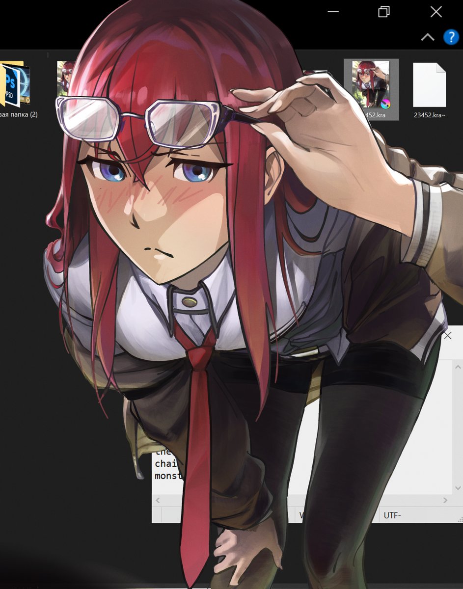 seconds0ul's tweet photo. One good friend completely baited me into trying to draw in anime style... So here's my first ever attempt at it^^
#シュタゲ #kurisu #steinsgate https://t.co/imrW2OtuE9