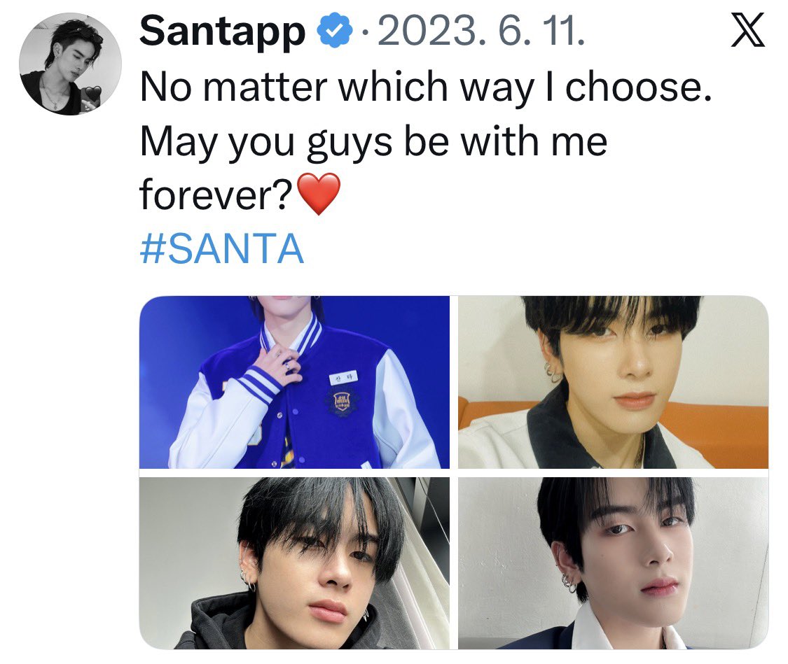 MySanta1105's tweet photo. Be with you🫶🏻
너의 빛나는 순간을 
함께할 수 있어서 감사해~ https://t.co/24f5Wi8k5j