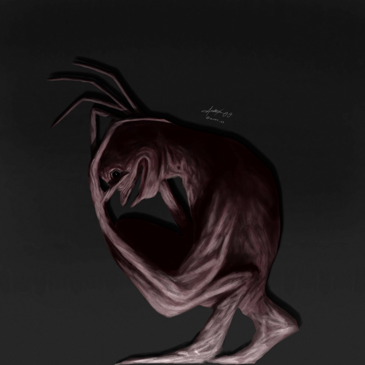 aulex_09's tweet photo. #creepy #digitaldrawing #horror #ibispaint https://t.co/GBmWueA7q2
