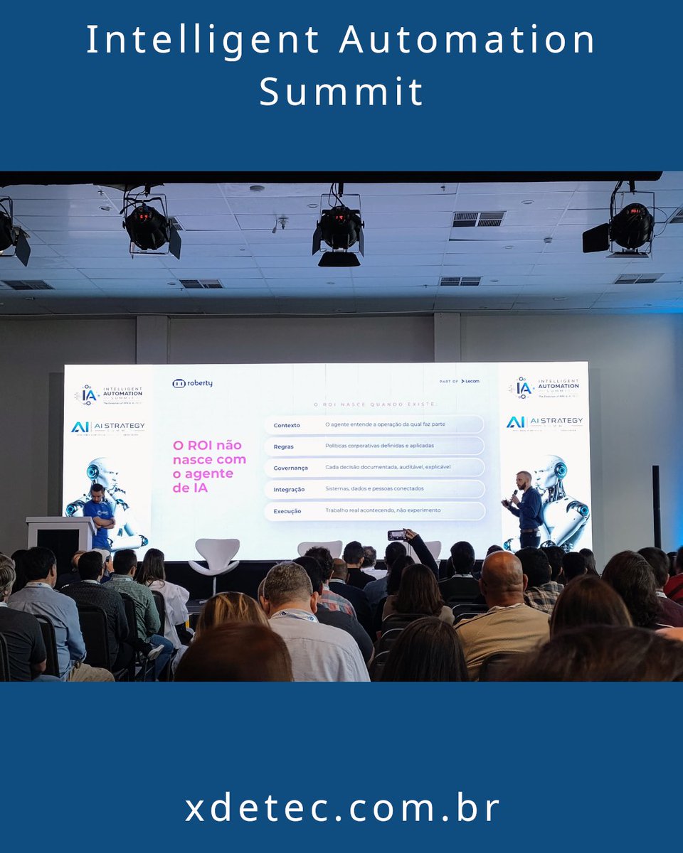 xdetec_com_br's tweet photo. Prof. @FernandoFukuda, Founder and CEO of XDETEC, had immense pleasure attending the excellent lecture “The Age of Agents - Why governance and processes will be the true drivers of AI ROI”, given by ...

#AI #WebSystems #SaaS #LMS #CRM #MobileApp #WordPress #Woocommerce https://t.co/HPDKw04vZW