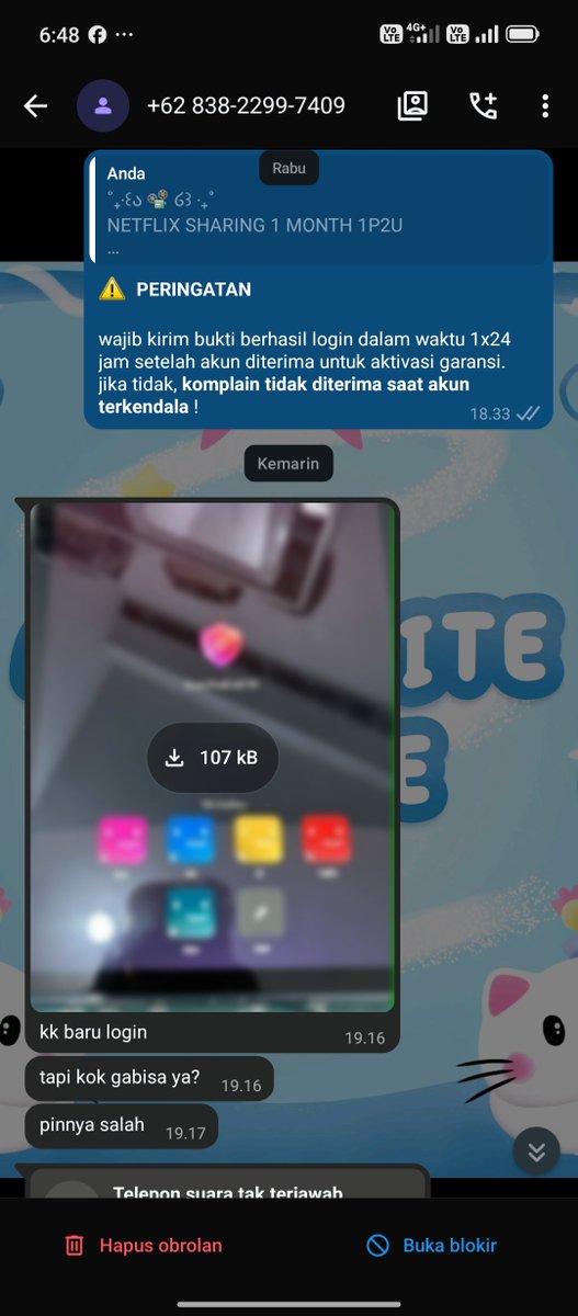 aphrdty__'s tweet photo. semoga teman2 BA dijauhkan dr rude cust seperti ini

teruntuk cust, jgn gampang ngatain &amp; nuduh org yg bahkan ga kita kenal. chat blm dibalas bukan berarti seller nipu. bisa aja saat itu lg tidur atau ada urusan lain. kita ga prnh tau kondisi org di balik layar #zonauang https://t.co/iGlE7SEBmC