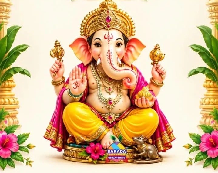 pavanmulluri's tweet photo. మీకు,మీ కుటుంబసభ్యులందరికీ #వినాయకచవితి శుభాకాంక్షలు.

#VinayakaChaturthi https://t.co/jgrSFQ3dbQ