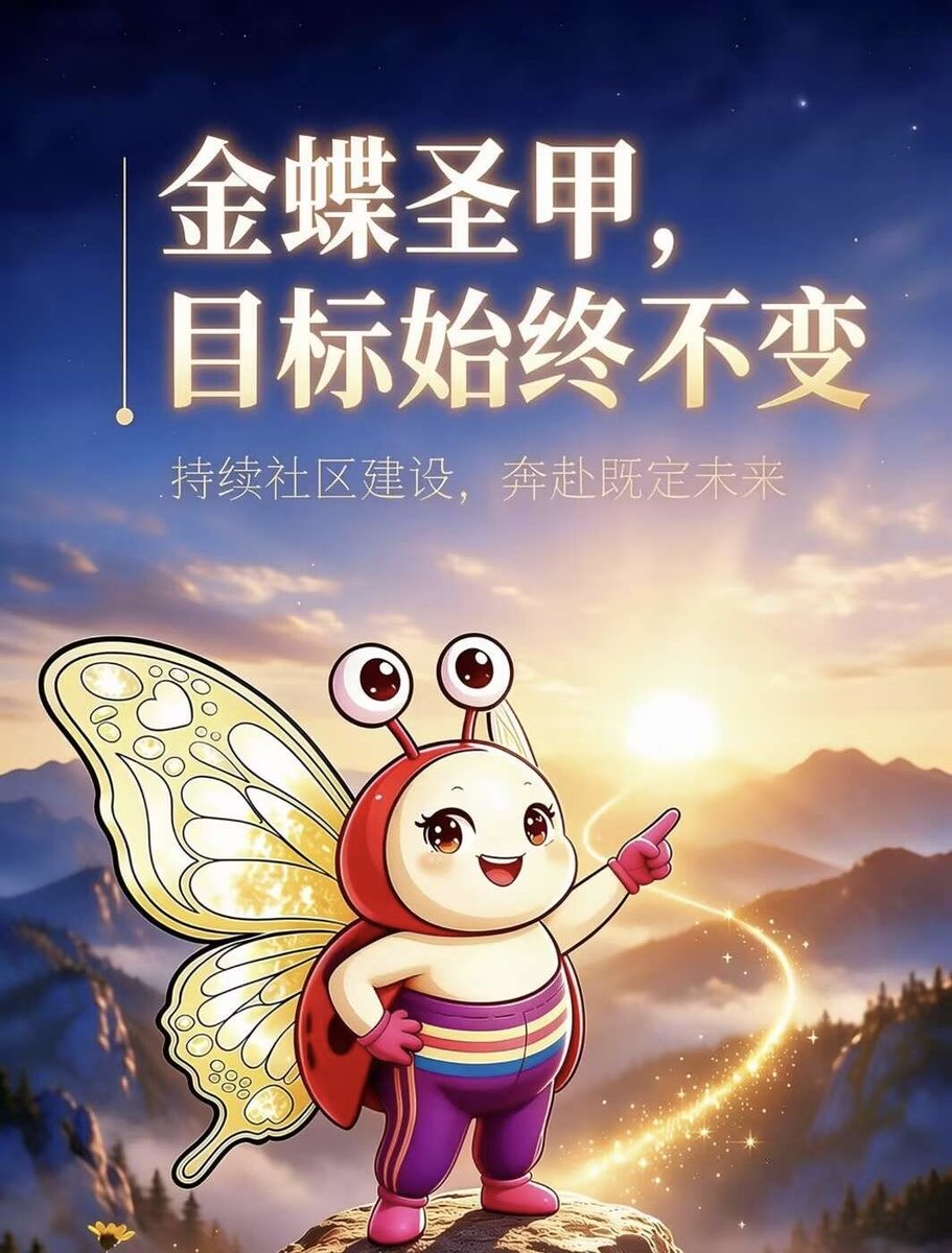 szattoz's tweet photo. 正优秀的社区，从不畏惧晚点出发，Web3的马拉松，拼的从来不是起跑线，而是社区的铁血共识。

携手共建，奋起直追。顶峰相见，不过是时间问题。🦋” https://t.co/HpKec85ixs