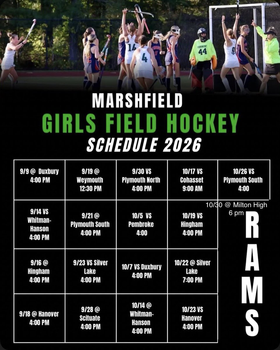 gconcannon28's tweet photo. This is my field hockey schedule for this fall. I am a Junior center midfielder and flyer on my second year of varsity and I have a 4.56 weighted GPA. I’m looking forward to a great season! https://t.co/rhy4P1b7kO