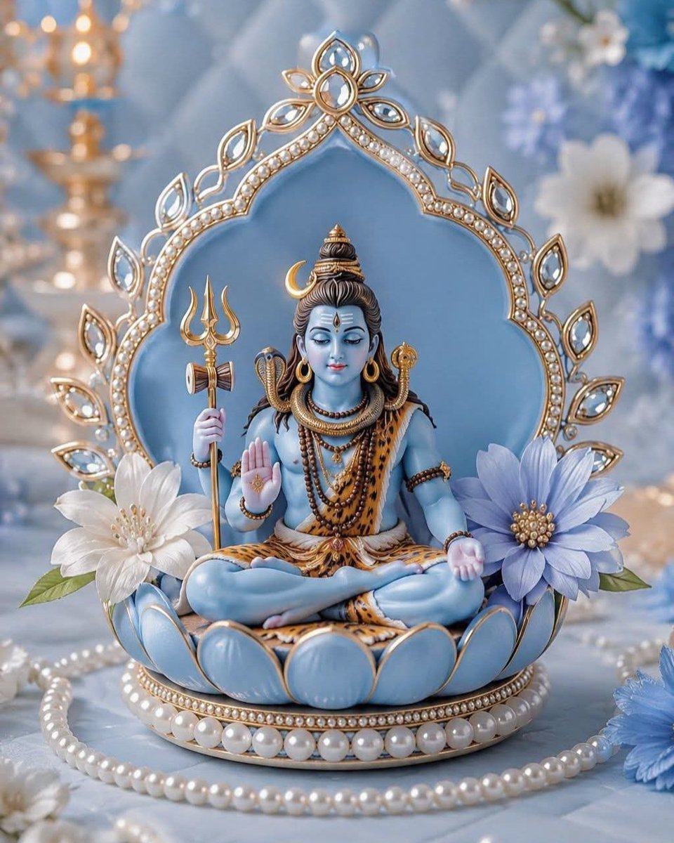 RBirthda's tweet photo. नमामी शमीशान निर्वाण रूपं,
विभुं व्यापकं,ब्रह्म वेदस्वरूपम्।
निराकारं ॐकार मुलं तुरीयं,
गिरा ज्ञान गोती-तमीशं गिरीशम्।
करालं महाकाल कालं कृपालं,
गुणागार संसार-पारं नतो अहम।। https://t.co/BUETZqp6TX
