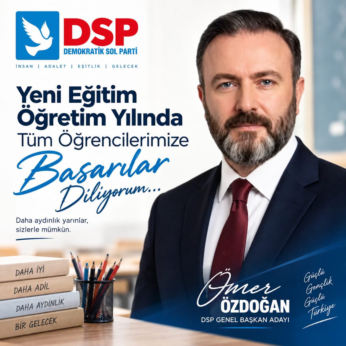 omerozdogan_06's tweet photo. Yeni eğitim-öğretim yılının tüm öğrencilerimize, öğretmenlerimize ve velilerimize sağlık, huzur ve başarı getirmesini diliyorum.

Başöğretmenimiz Atatürk’ün izinde, bilim ve akılla nice aydınlık nesillere…

Yeni eğitim yılı kutlu olsun. https://t.co/c3zafy7AhD