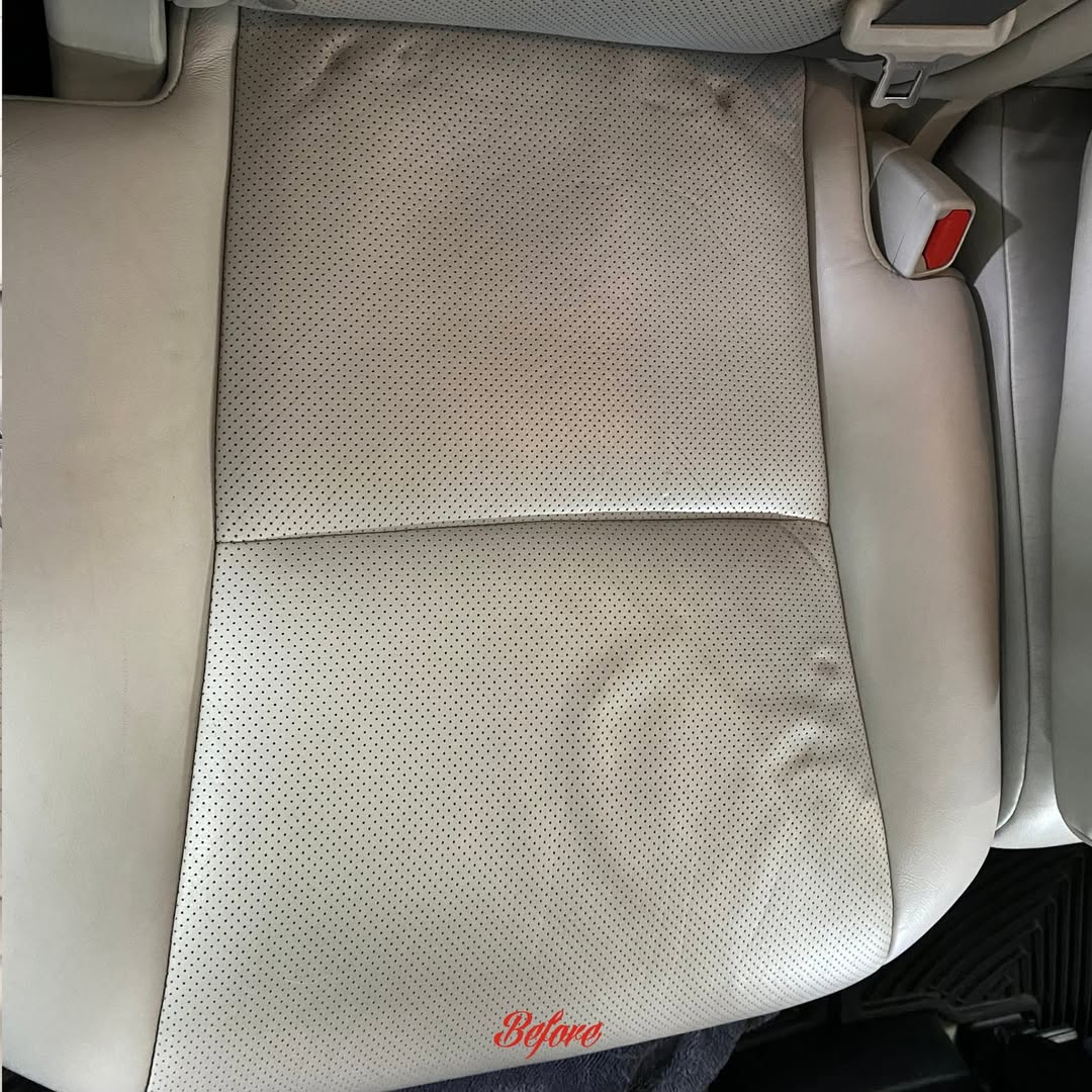 Anki_an7's tweet photo. This Lexus RX350 seat had deep wrinkles and divots from a car seat. With patience and precision, we restored its look and comfort. What can we bring back to life in your vehicle on the West Michigan Lakeshore? 616-836-7465 https://t.co/YI2dgg1AX7