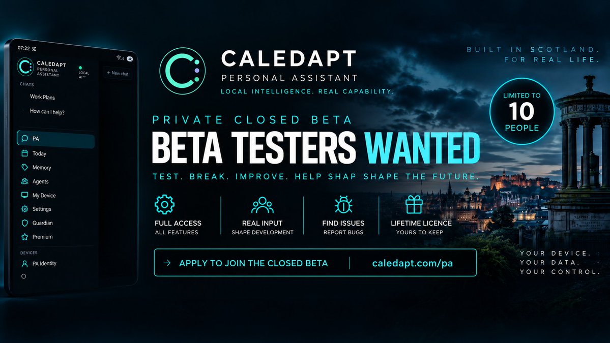 Caledapt tweet picture