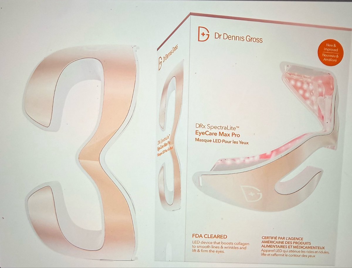 EricEv48092's tweet photo. Brighten &amp; smooth the skin around your eyes 👁️ The Dr. Dennis Gross SpectraLite EyeCare Max Pro is FDA-cleared LED therapy that targets fine lines &amp; wrinkles around the eye area in minutes. Shop now at https://t.co/D1H9np4wB4 #DrDennisGross #LEDTherapy #EyeCare #Shopstuff https://t.co/syG3q4fdha