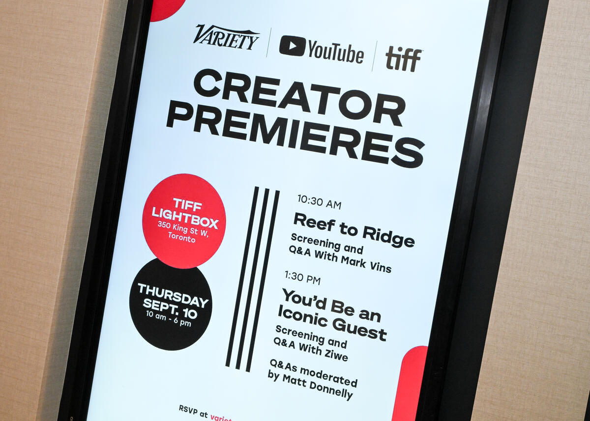 UpdatesFromYT's tweet photo. .@realmarkvins and Ziwe touched down in Toronto for #TIFF, premiering their upcoming projects on the big screen before they head to YouTube. https://t.co/nDK81Q0rLW