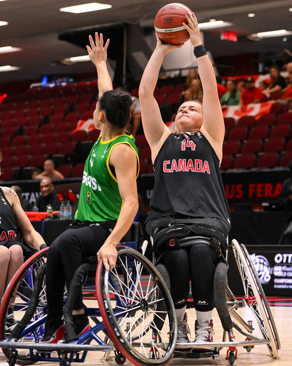 WCBballCanada's tweet photo. QUATRE VICTOIRES D’AFFILÉE

L’équipe du Canada poursuit sa série de victoires à #Ottawa2026, en s’imposant haut la main face au Brésil 80 à 37, ce qui lui permet d’afficher un dossier de 4-0 dans le groupe A.

Pour en savoir plus : https://t.co/f25m0vqLYh https://t.co/zldIiI8HnE