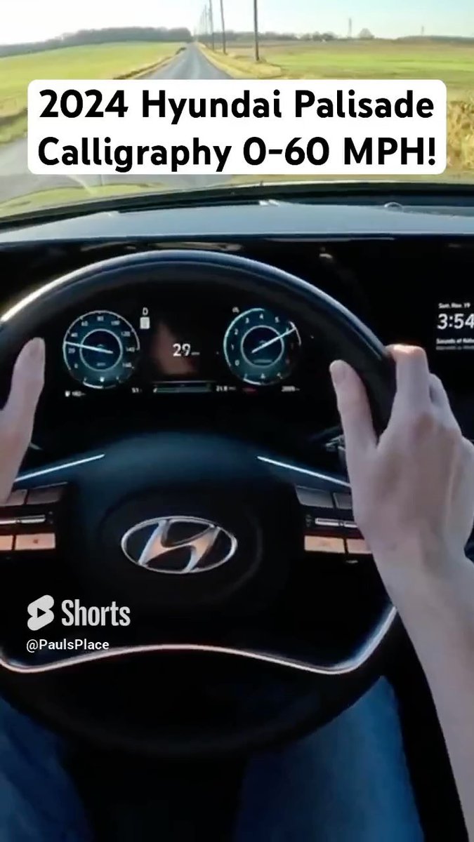 josedavidMoll's tweet photo. The 2024 Hyundai Palisade Calligraphy reaches 0–60 MPH in about 6. 7 seconds. https://t.co/3cMm6wbS2Y