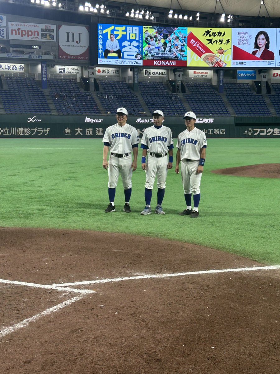 backs_sports's tweet photo. 昨年に続きイチローさんにお声がけ頂き『KOBE CHIBEN』の一員としてグランドに立たせて頂きました！
毎年必死です！！
『高校野球女子選抜』の皆さんの全力プレー今年も最高でした。

たくさんの温かいご声援ありがとうございました！！

#松井稼頭央
#KOBECHIBEN https://t.co/MhNlFVZymx