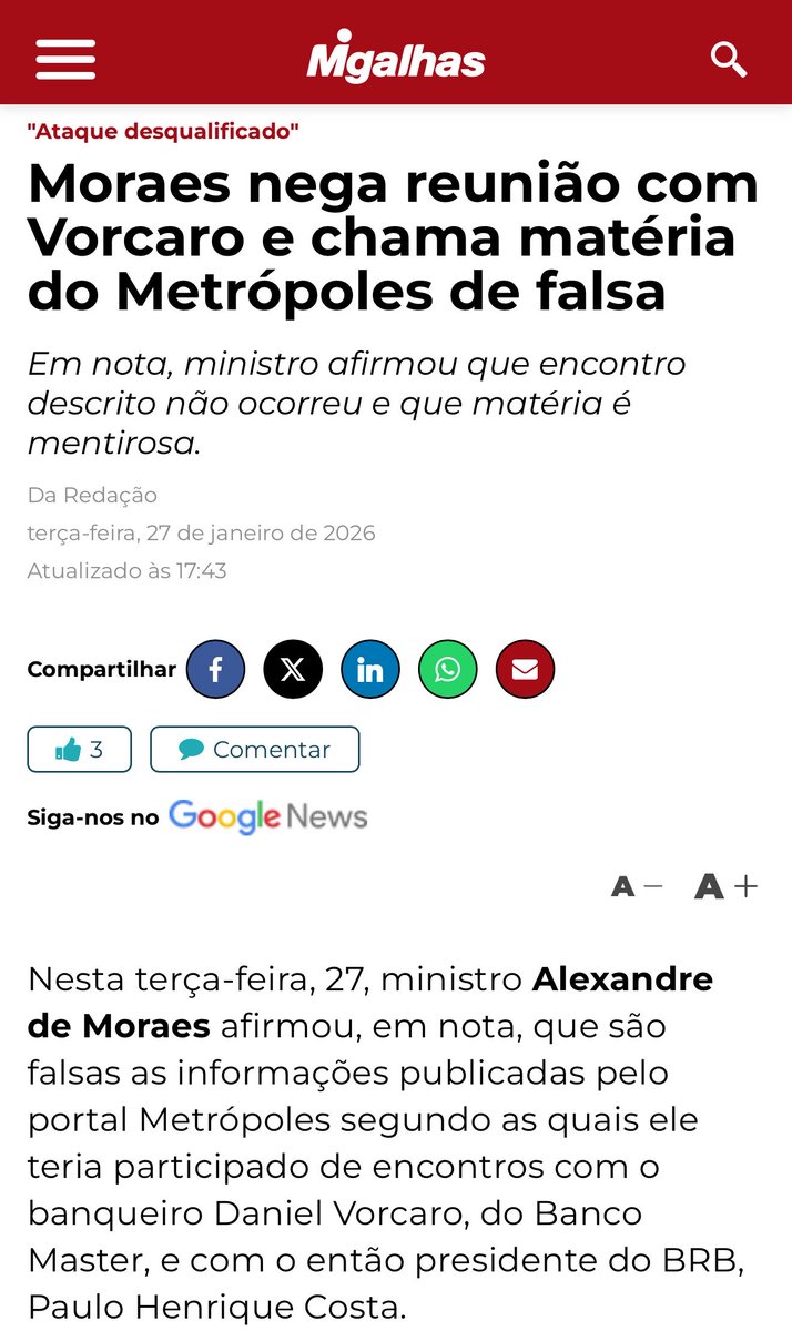 SamPancher's tweet photo. Eu penso muito nessa nota de janeiro às vezes. 

Não é nem a negativa em si que chama a atenção, mas a tentativa de qualificar a matéria como parte de um “padrão criminoso de ataques”.

O tempo é algo poderoso mesmo. https://t.co/HOpYDUtccr