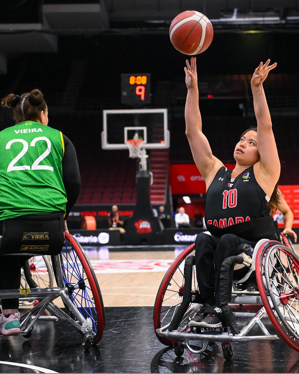 WCBballCanada's tweet photo. FOUR STRAIGHT

Team Canada continues to roll at #Ottawa2026, cruising past Brazil 80-37 to improve to 4-0 in Group A. 

Read more: https://t.co/gGrsQsv1lu

#WheelchairBasketball | #TeamCanada https://t.co/uOJVjJR0nH