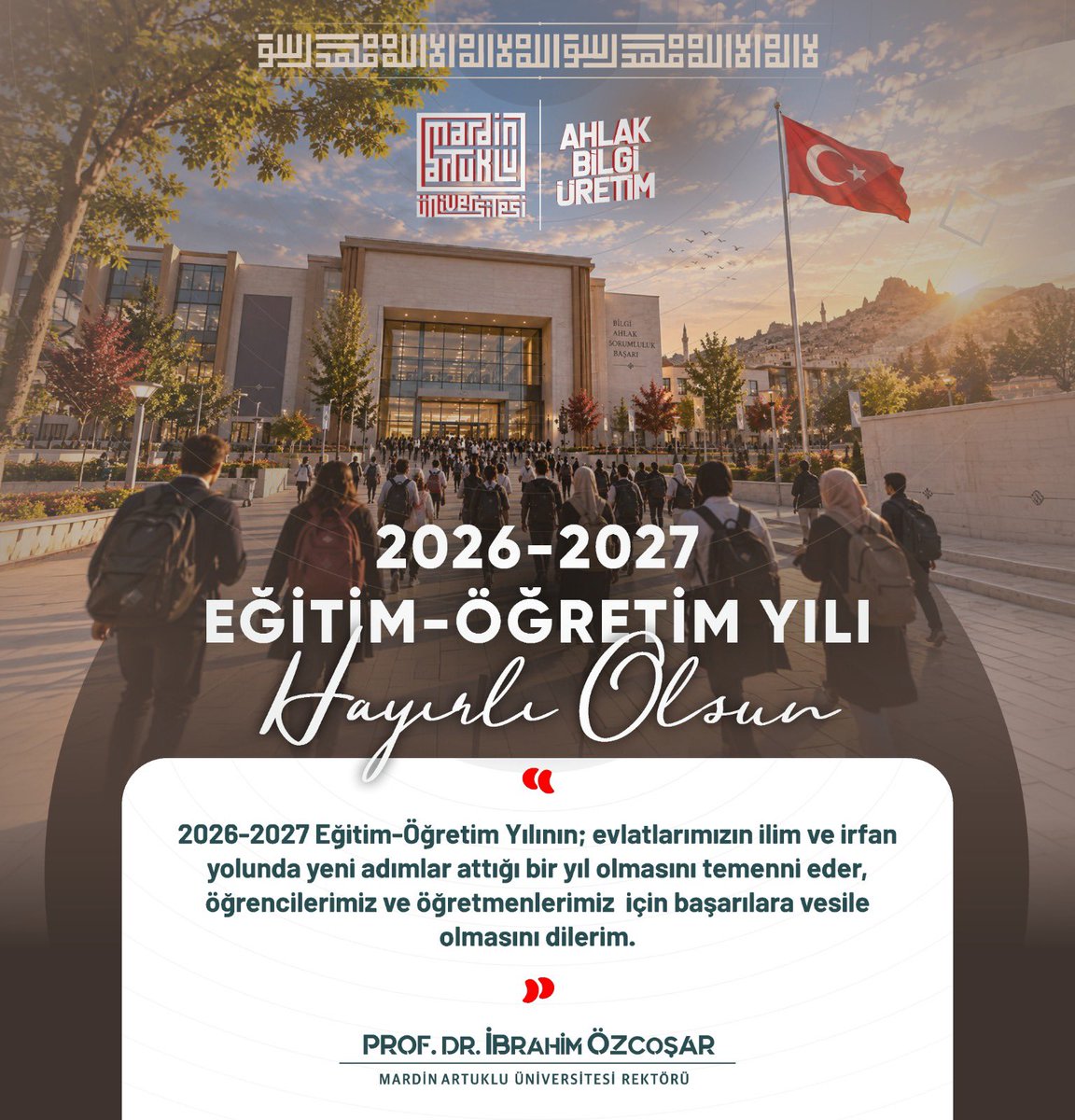 ibrahimozcosar's tweet photo. 2026-2027 Eğitim-Öğretim Yılının; evlatlarımızın ilim ve irfan yolunda yeni adımlar attığı bir yıl olmasını temenni eder, öğrencilerimiz ve öğretmenlerimiz için başarılara vesile olmasını dilerim.

#MEB #Eğitim #Öğretim https://t.co/GhcErH35Xt