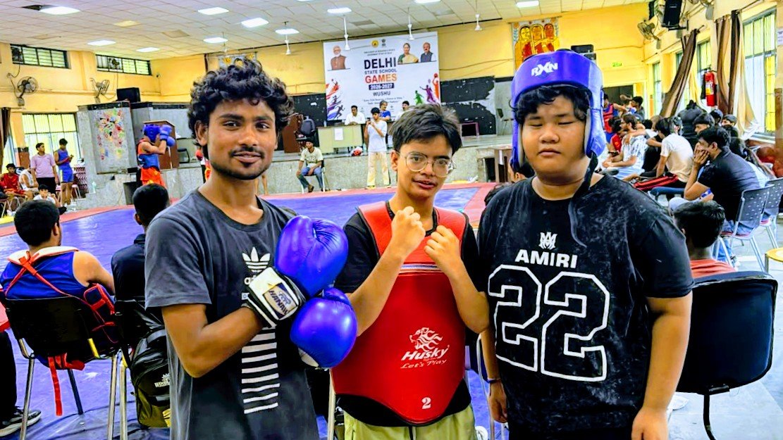 AAtsbv's tweet photo. Effort made selflessly never goes to waste
Behind every achievement lies the secret of long,sustained practice
#DelhiStateGames
We won four medals (1silver,3 bronze) in the Wushu
@narendramodi
@gupta_rekha
@ashishsood_bjp
@Dir_Education
@ddesouth
@DelhiGovtSchool
@delhigovteacher https://t.co/tzwrf0zlL5