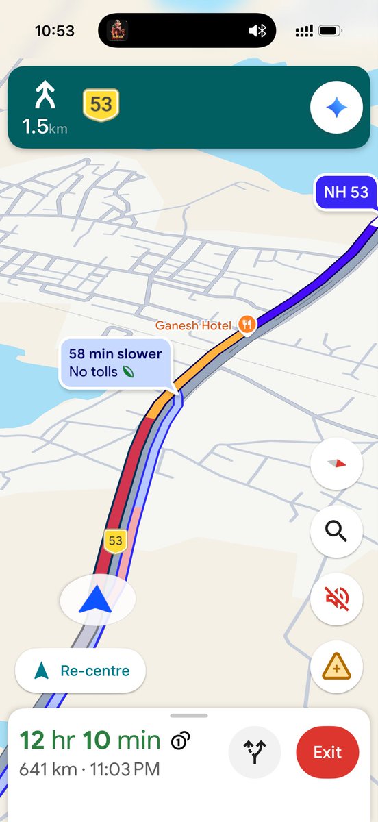 prateek814's tweet photo. @NHAI_Official @nitin_gadkari this railway overbridge on nh 53 being built by Rajdeep buildcon pvt ltd is under construction for last 2-3, and is still not finished. Everyone gets stuck in the jam.  There is no traffic police, no construction workers etc to help move traffic. https://t.co/7CTAUP8pvt