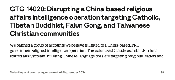NetAskari's tweet photo. Anthropic claims to have disrupted an online mass surveillance system from China, gathering global intel on religious groups that Beijing deems 'suspicious'. Incidentally we tracked it together with @nestedintel weeks earlier. Meet BABEL - Here is the playbook. 1/8 https://t.co/ITkzzMFu4e