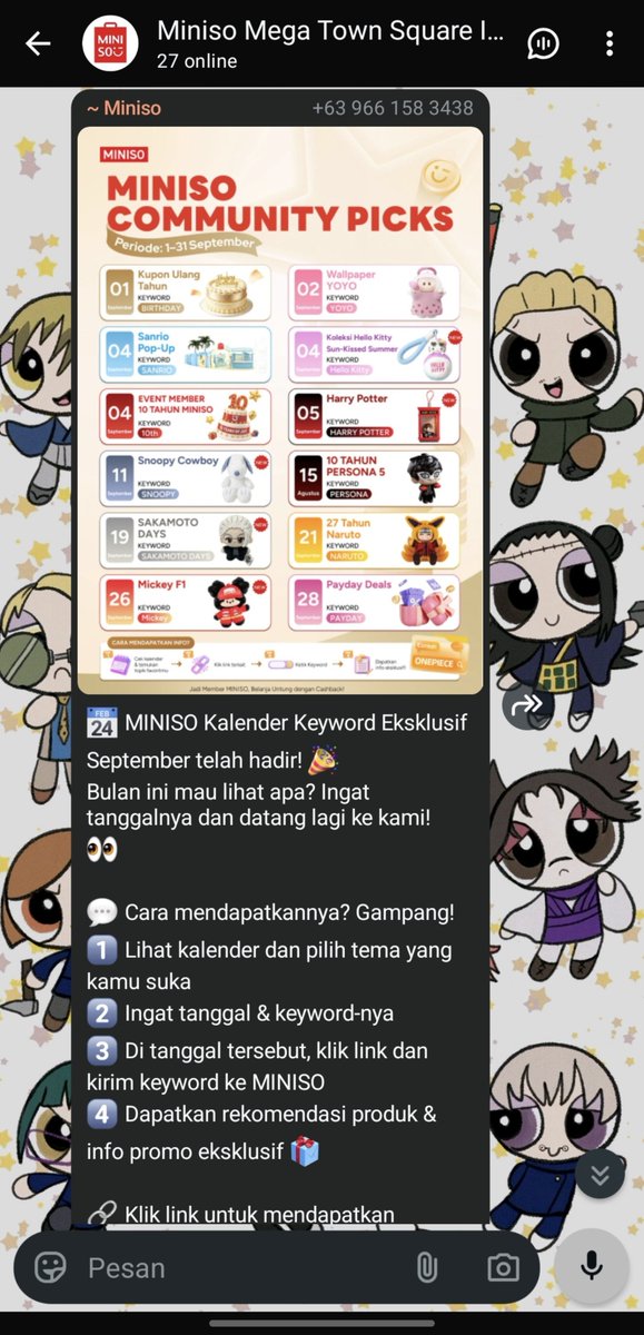 natsuukiseba's tweet photo. GUYS SAKADAYS BAKAL ADA DI MINISO 🔥😫 https://t.co/yhAx8bUGG5