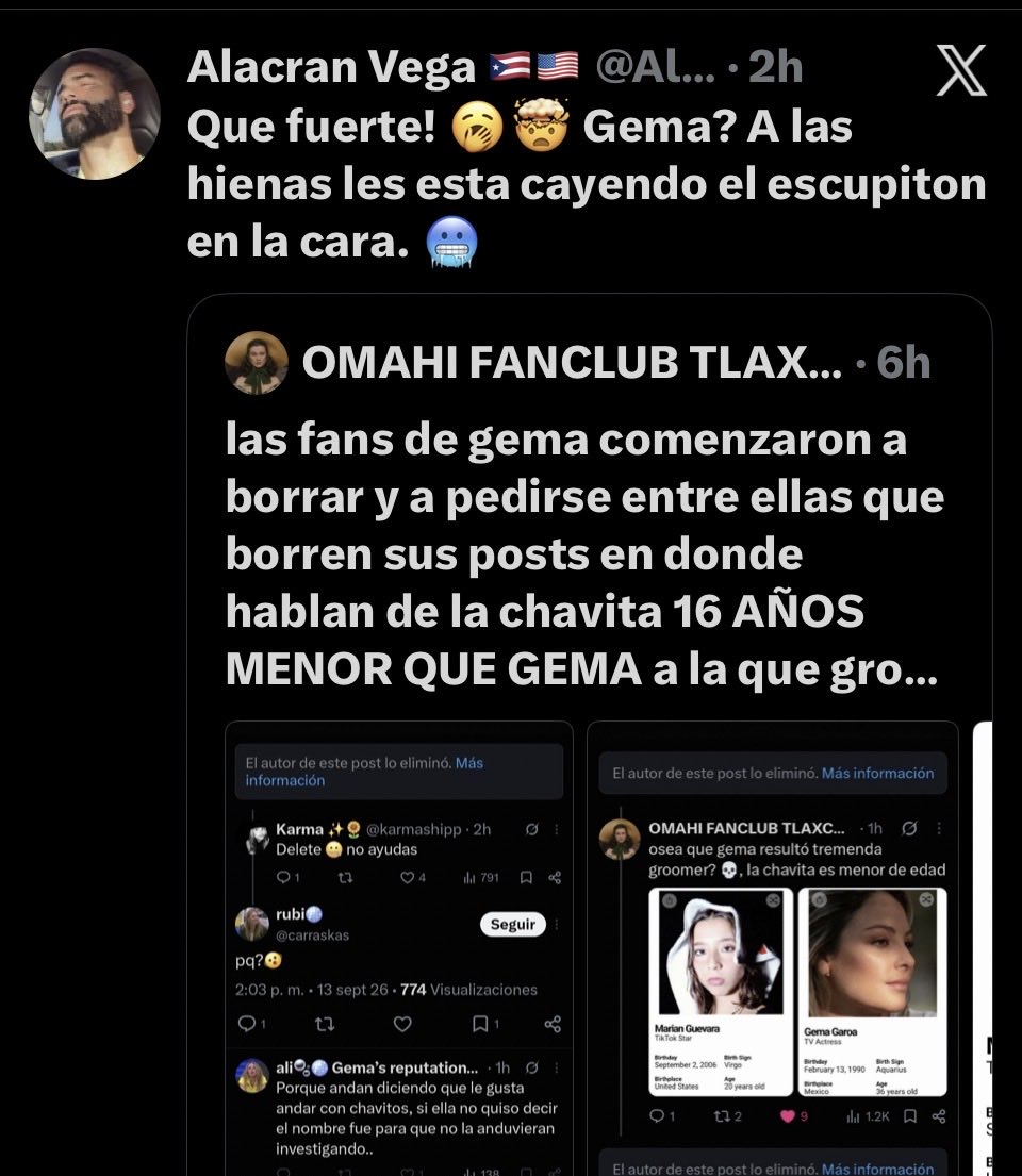hernma46712's tweet photo. @LaRiojas24148 @vayavayatv Y d gema no dices nada ? Esto no es 🚩🚩🚩🚩 https://t.co/oBYO2C4IR7
