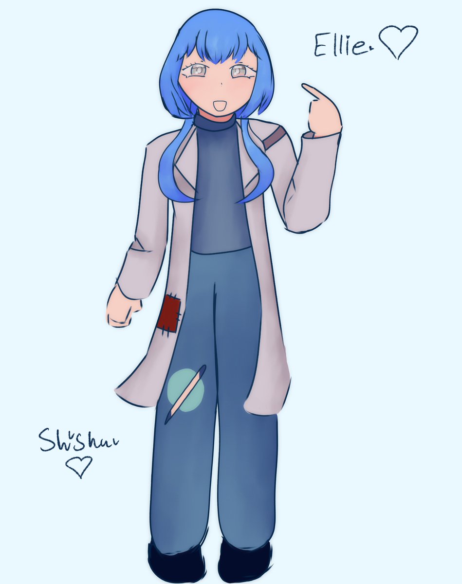Shisuiiiiodine's tweet photo. Full body Ellie #OCㅤㅤ https://t.co/JvzbjCcwJc