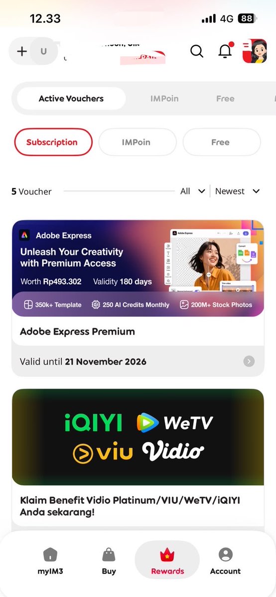 LJNcctv's tweet photo. @phaaius @indosat Di aku gini doang kak, tapi kuota uda masup 😭 https://t.co/8HgXlB4i2n