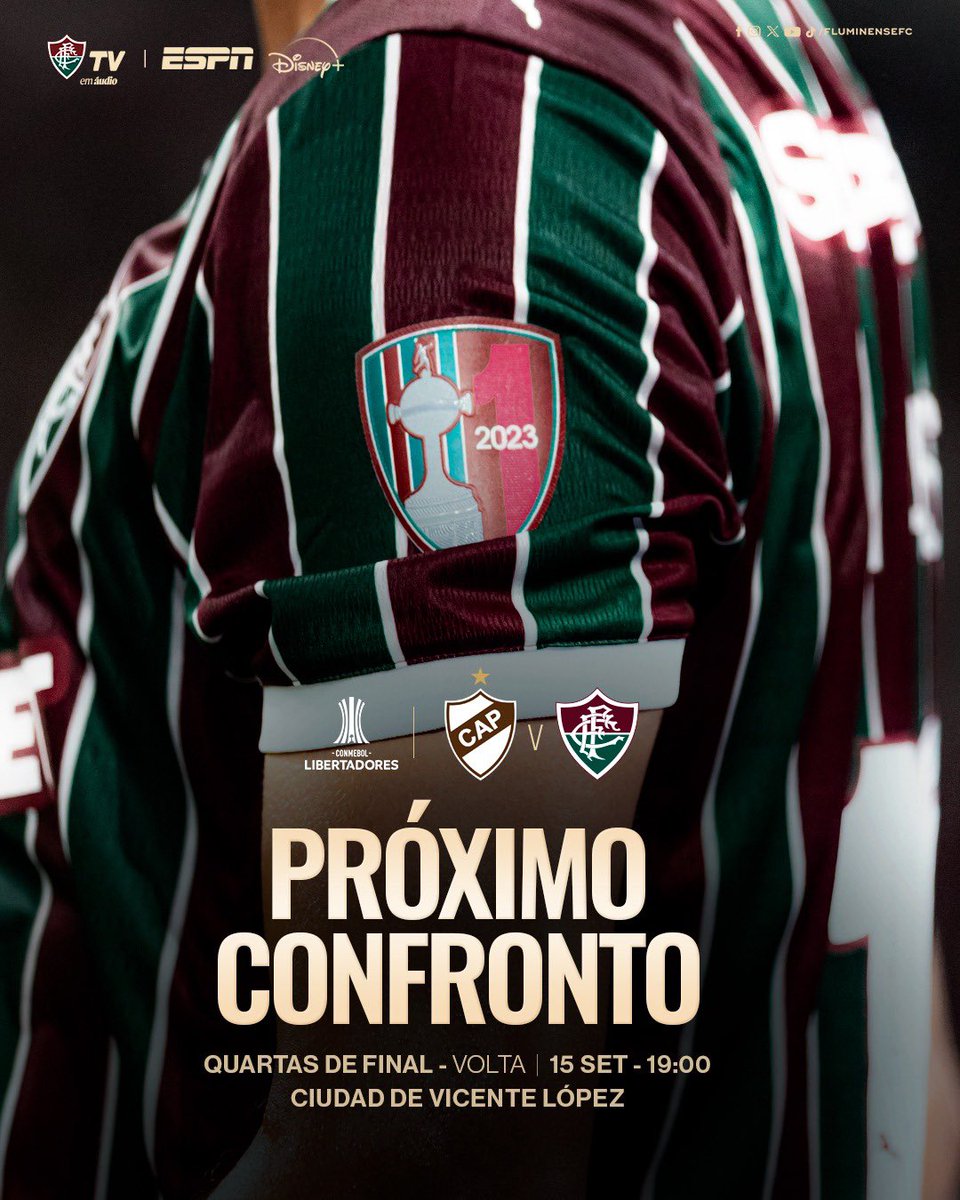 FluminenseFC's tweet photo. É AMANHÃ! VAMOS, TRICOLORES! Pela vaga na semifinal! 🇭🇺🇭🇺 https://t.co/6J0UUmOBYI