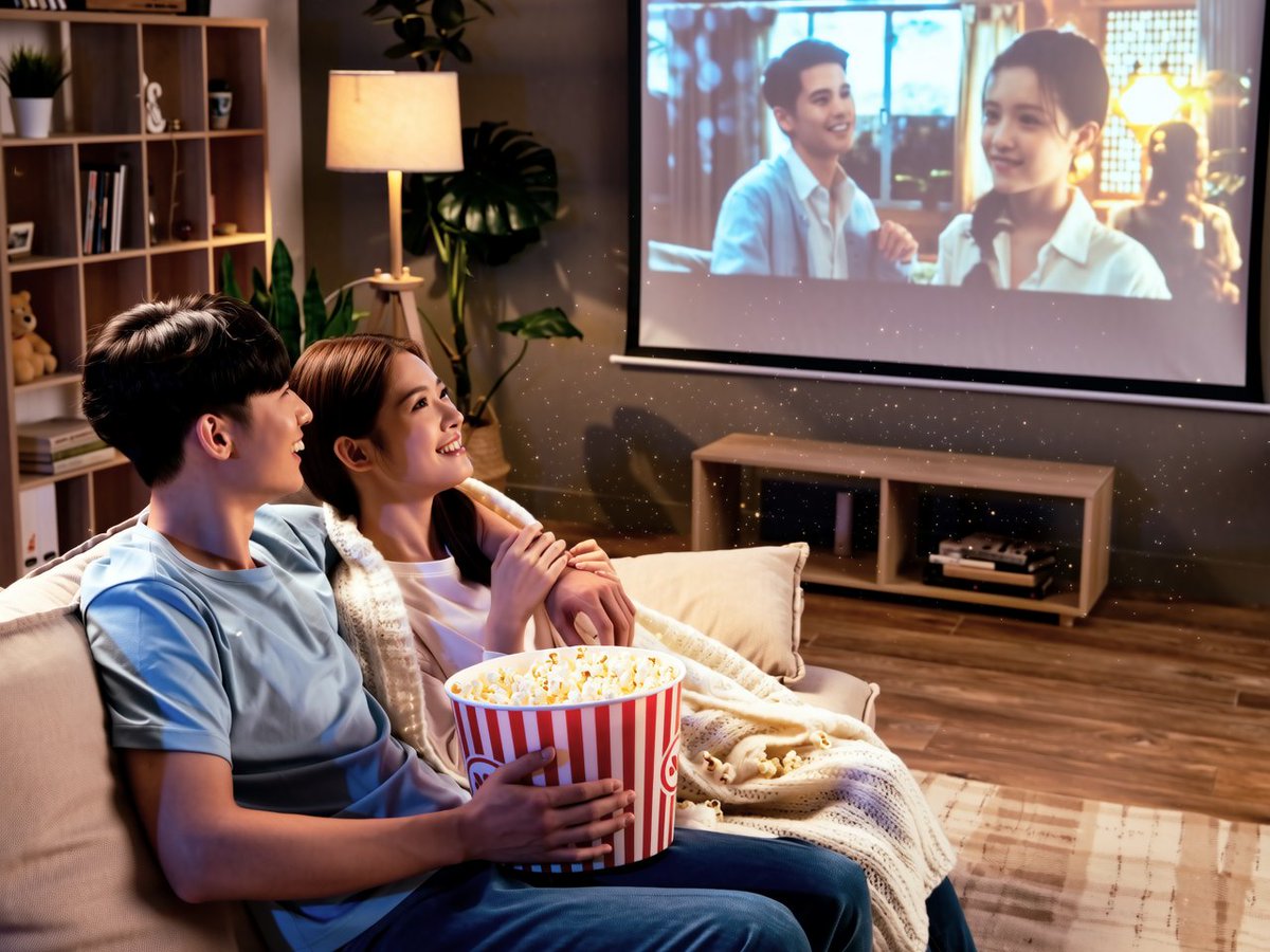 addim862851's tweet photo. We spent the whole lazy afternoon curled up on the couch, munching on popcorn and re-watching our favorite old movie—best kind of date ever. https://t.co/0Le5EmqdCl