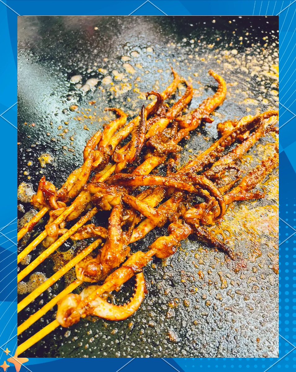 MurrayTore4tk's tweet photo. Melt-in-your-mouth fried squid skewers, crispy on the outside, tender inside, perfect road snack fix https://t.co/Nxg95vRtVl