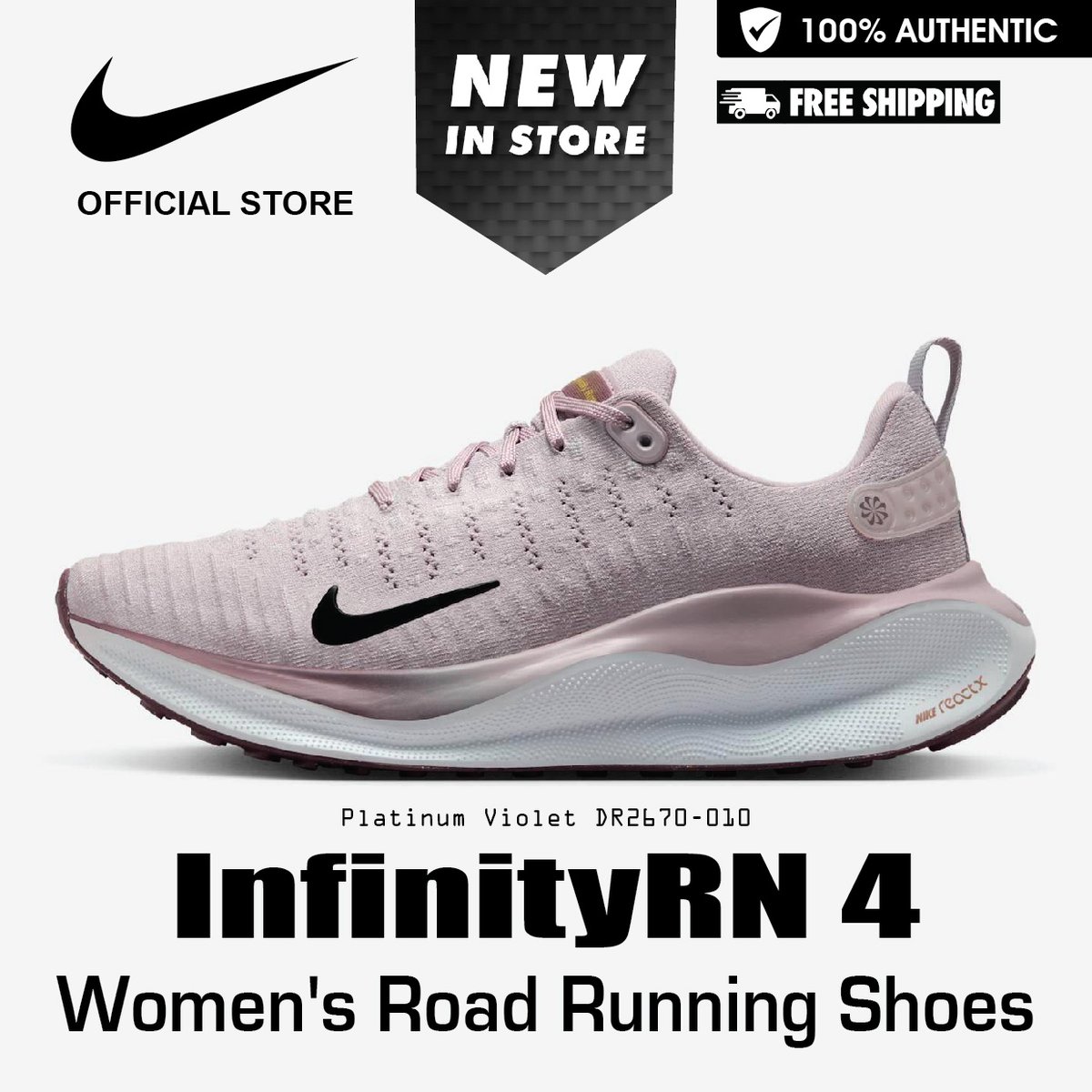 justdoit_shoes's tweet photo. Nike INFINITYRN 4: https://t.co/yvT1bwgmiL
Maximum cushioning provides elevated comfort for everyday runs. Experience a soft, rocker-shaped platform made with new ReactX foam underfoot and an ultra-comfortable collar and tongue for a snug feel.
#Nike #NikePH #Running #Shoes https://t.co/BPyBKJea8q