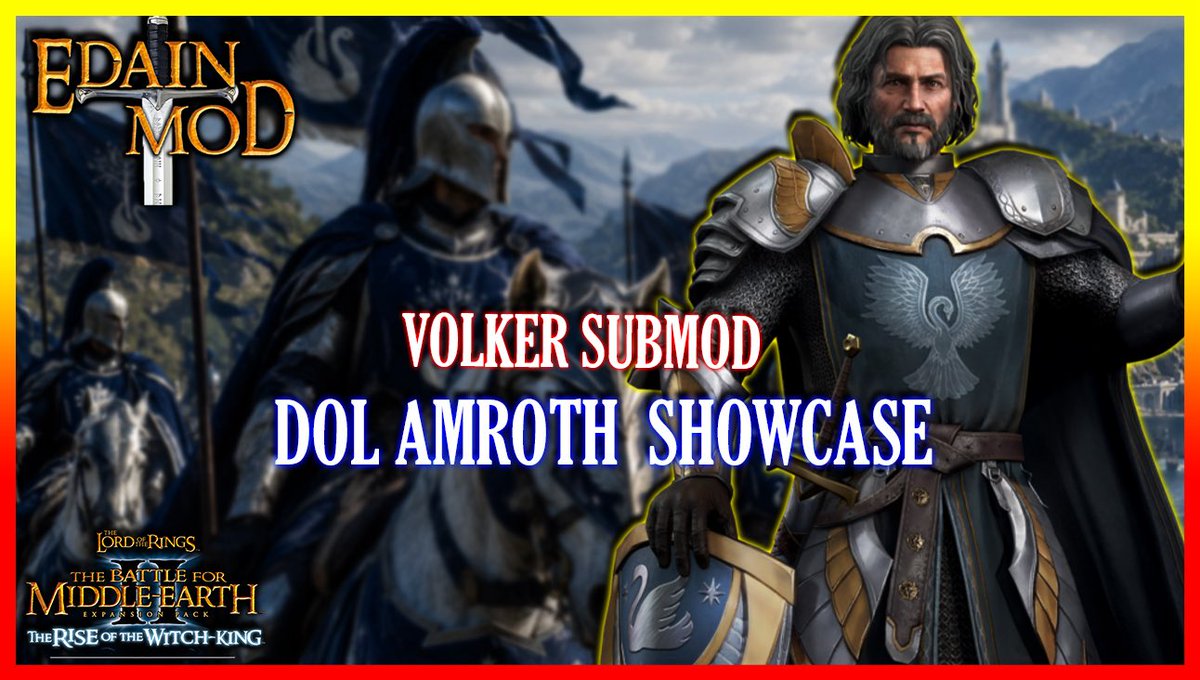 xxlaragyxx's tweet photo. Let’s play Edain Volker Submod! Dol Amroth showcase! A fantastic mod for Bfme2! 

https://t.co/omQqSC6VfH

#Bfme #YouTube #Gondor #Lotr #Tolkien #Nostalgia #NowPlaying https://t.co/pU8PNKOHsU