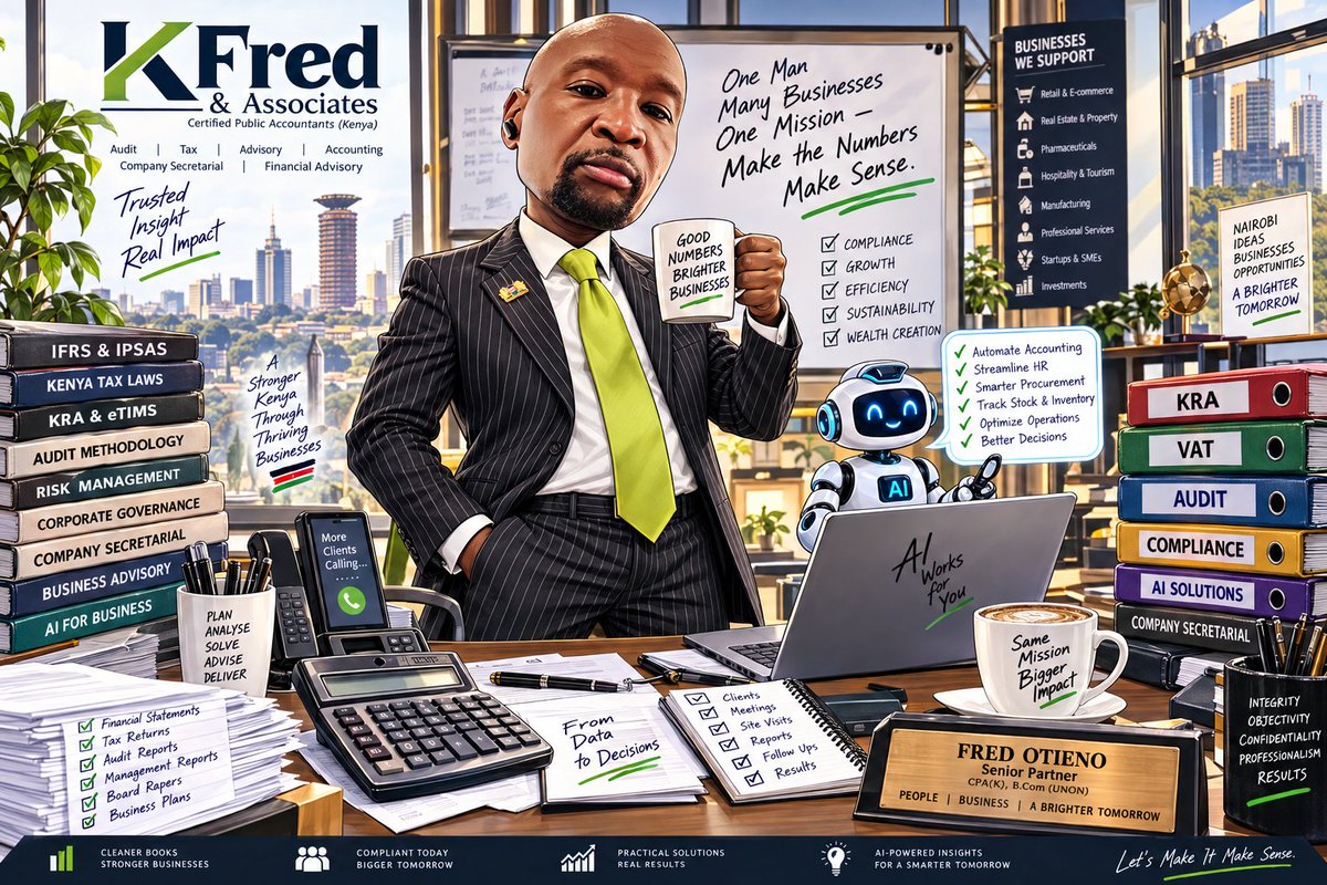 fredotieno's tweet photo. Day 2 — VAT
THE TAX PLUG 🧾
VAT is not your money.
You collected it on behalf of the government.
Spending it because “cash is cash” is how tomorrow's tax bill becomes today's headache. 😭
Collect VAT. Account for VAT. Remit VAT.
Simple.
#TheTaxPlug https://t.co/4f5j13mfPI