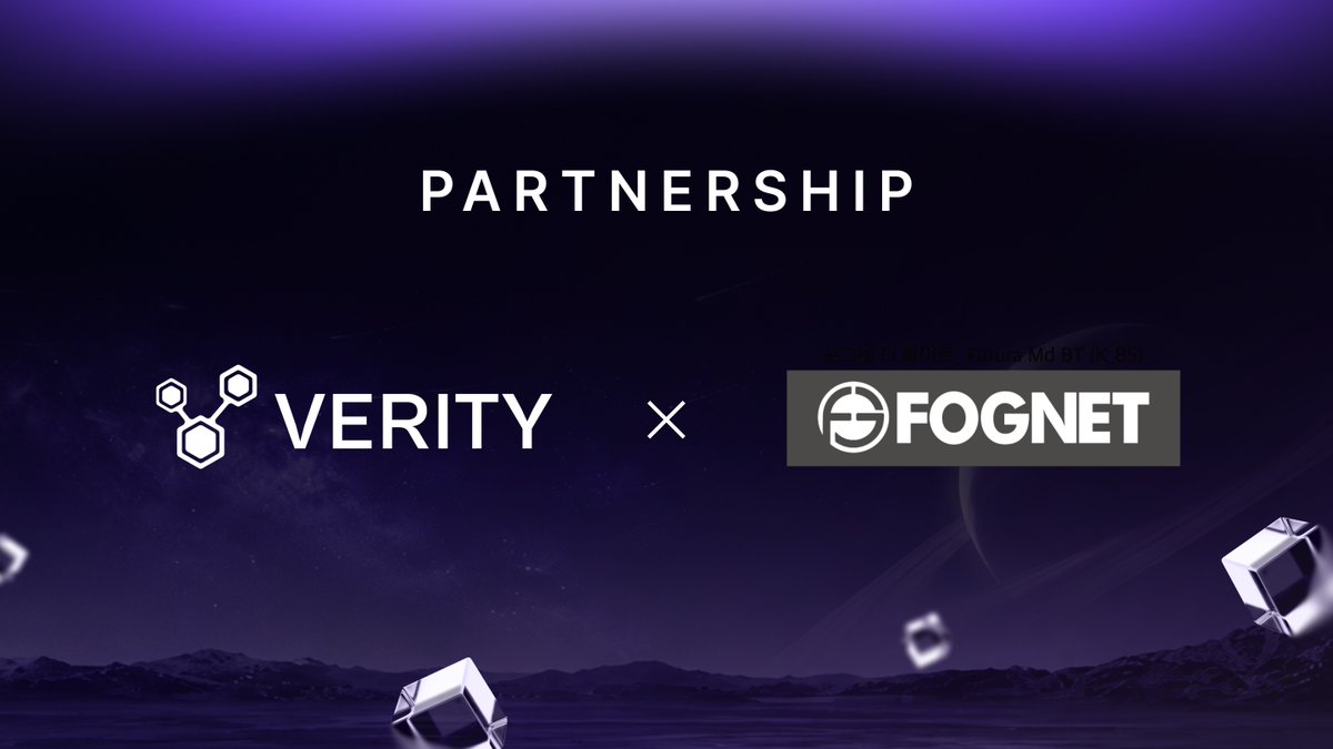 BuildOnVerity's tweet photo. 🤝 Partnership Announcement

VerityAI is excited to partner with @FOGNET2024, a blockchain ecosystem connecting real estate and K-POP.

Together, we will explore how verifiable information and reputation infrastructure can strengthen transparency across tokenized assets and community-driven digital ecosystems.

From real-world assets to talent discovery, trust begins with information that can be verified.