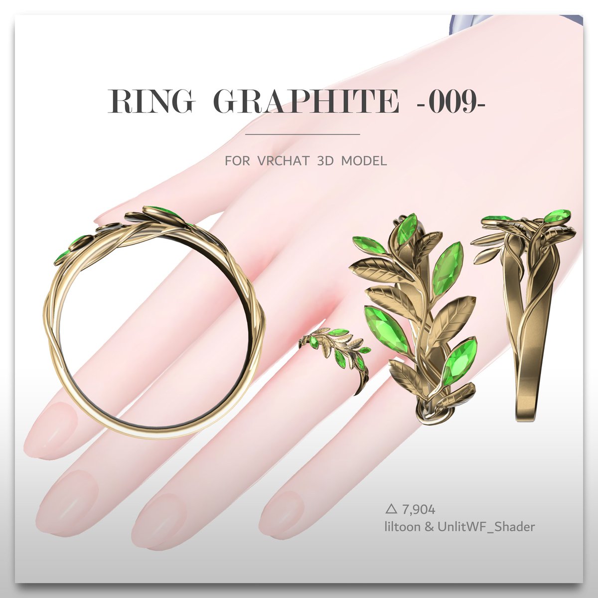 ShopGraphite's tweet photo. 【NEW COLLECTION】

新たなリングが、まもなくラインナップに加わります。

9/23(水)よりプレゼントキャンペーンを開催。
BOOTHにて販売開始予定です。

誰よりも早く、この一品をあなたの指先に。

BOOTH▶https://t.co/wNqMpK67qQ https://t.co/yHBANmMztm